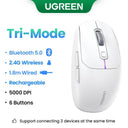 UGREEN Wireless Mouse Ergonomic Design for MacBook Tablet PC