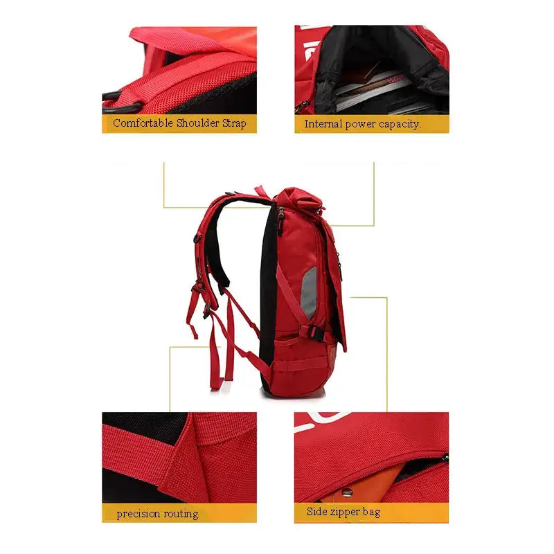 New trendy backpack for male college students, computer backpack for business commuting, men's backpack