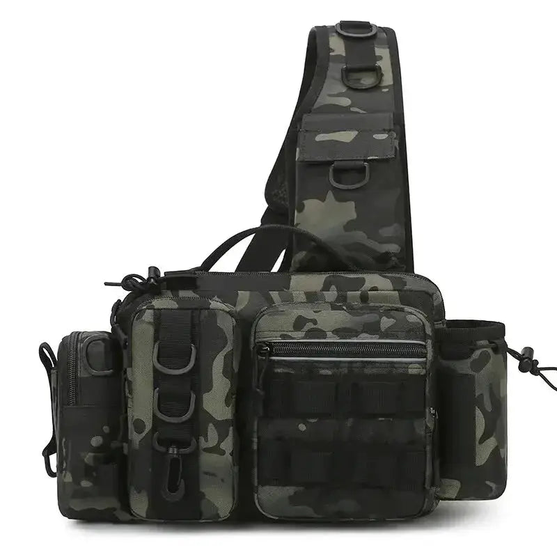 Fishing Tackle Backpack With Lure Box Gear Storage