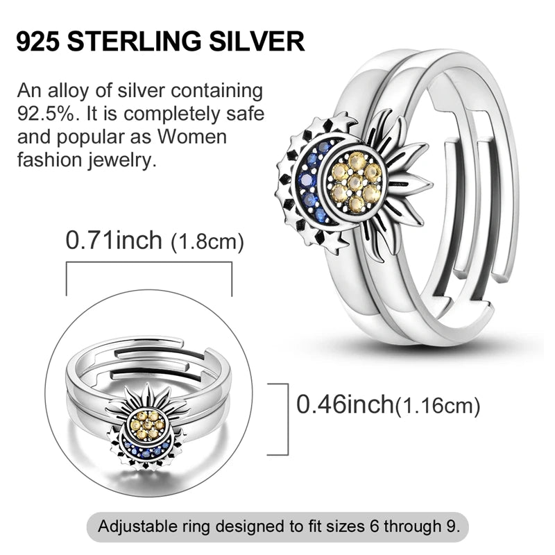 Mula Ring Sterling Silver Sun