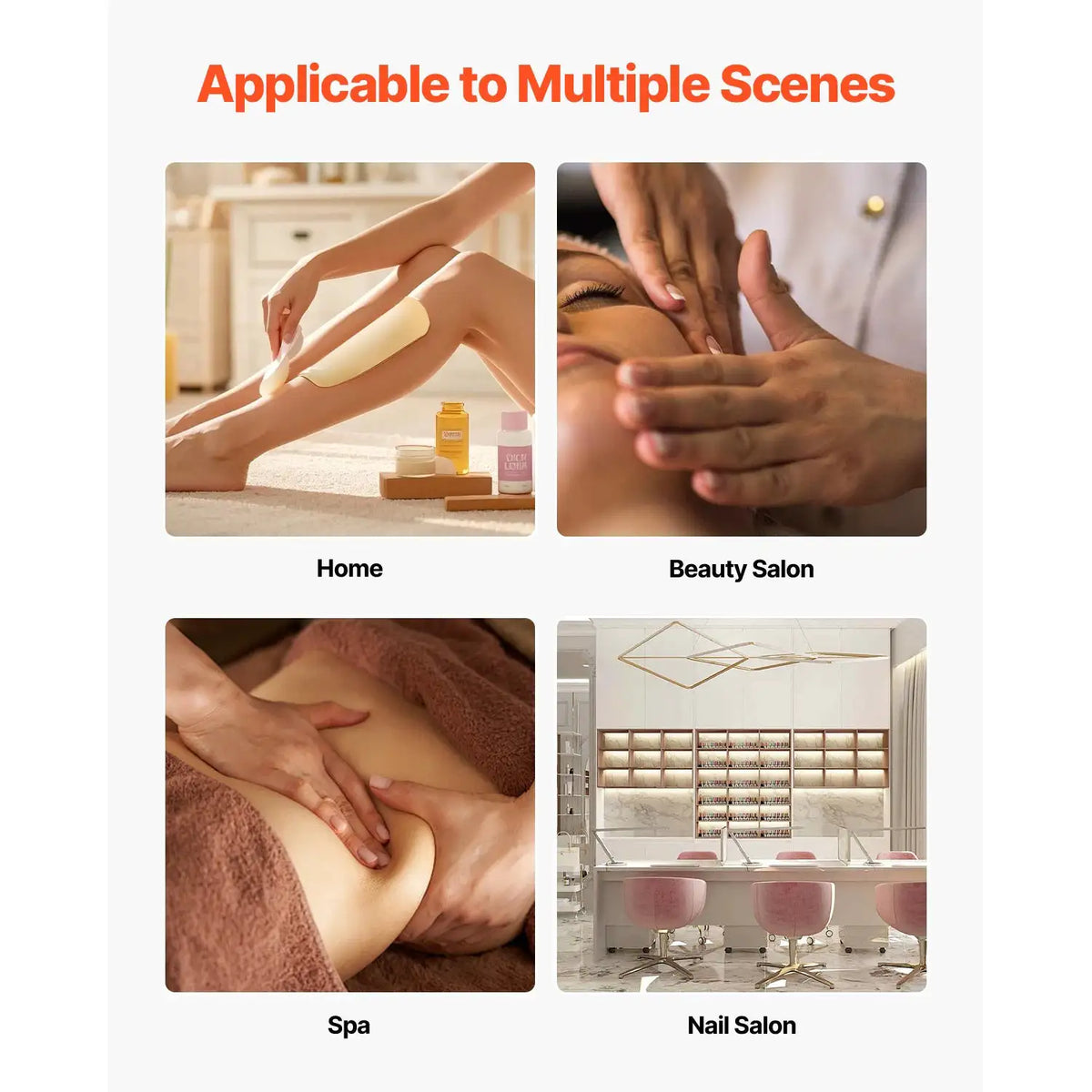 SucceBuy Single Wax Warmer Wax Warmer for Hair Removal Non-Stick — product view 6