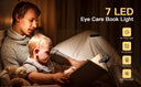 7 LED Book Light USB Rechargeable Reading Light Portable