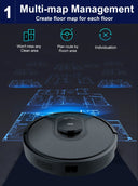 New Product Release Self Empty Floor Robot Vacuum ABIR R30