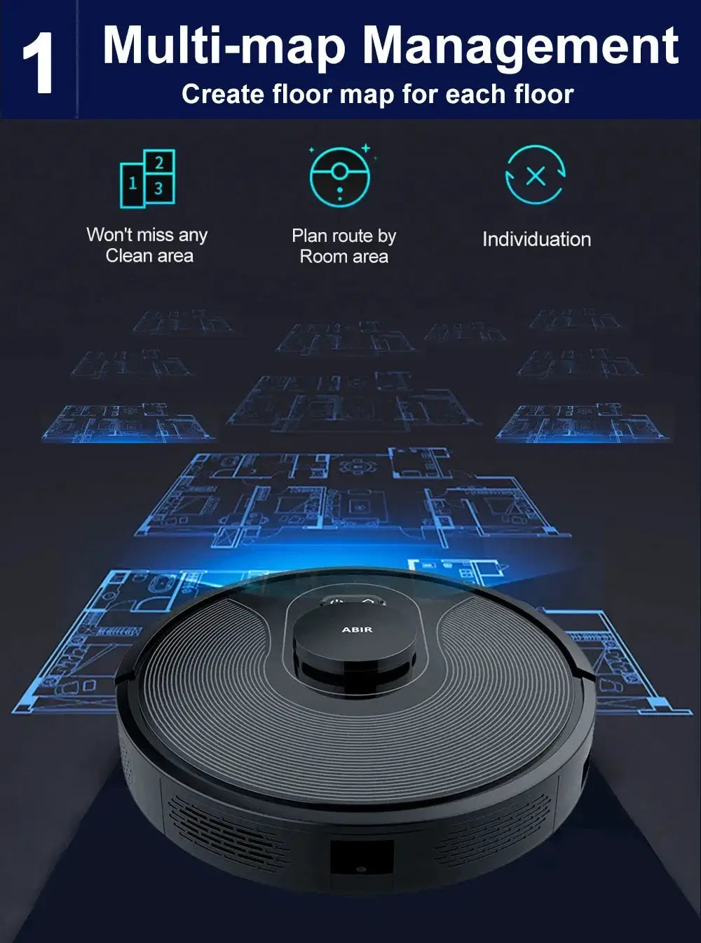 Self Emptying Robot Vacuum for Homes — product view 18