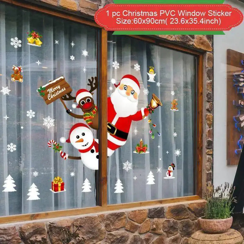 Multilingual Holiday Window Stickers For Year Round Cheer