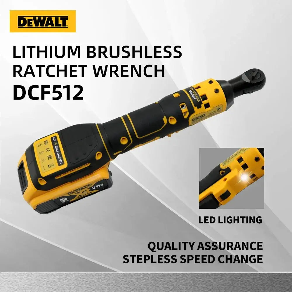 DCF512 Cordless Electric Ratchet Wrench High Torque Tool