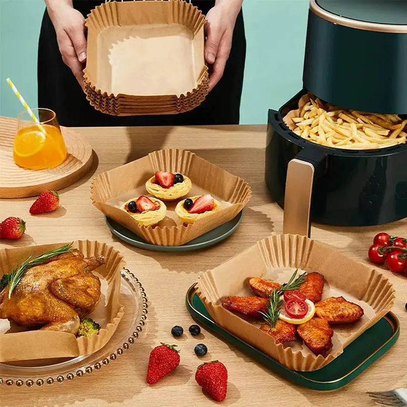 Air Fryer Liners Mess Free Cooking With Food Grade Material