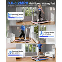 Cardio On The Go Portable Walking Pad With Eight Percent Incline