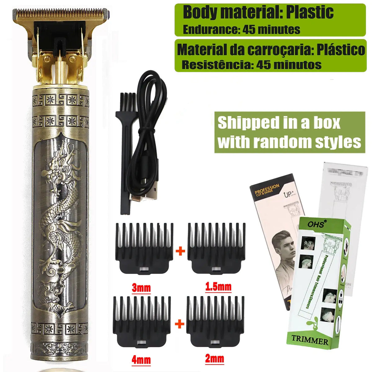 Hair Clippers - Precision Titanium Blades — product view 13