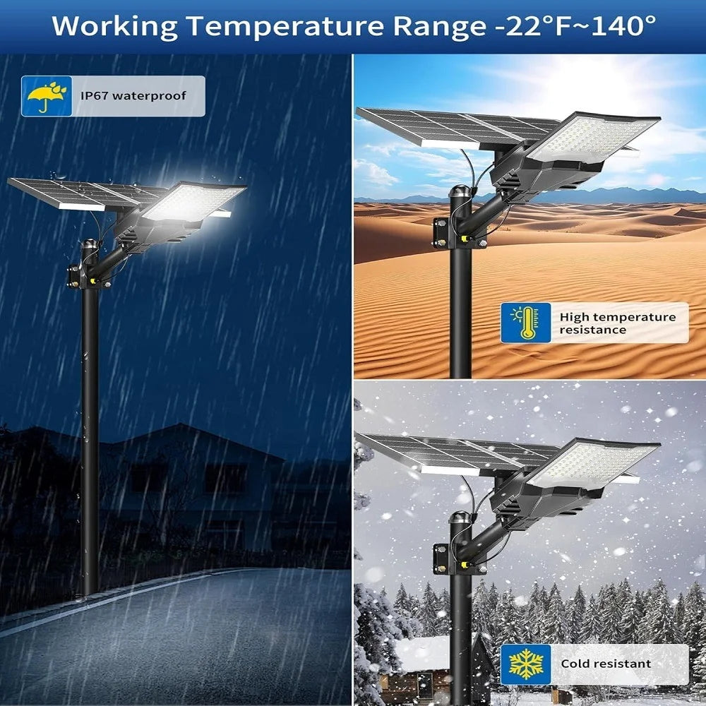 Bright Solar Outdoor Security Light — product view 2
