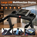Compact Foldable Home Walking Treadmill With Heart Rate Monitor