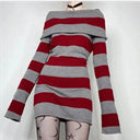 Flattering Striped Mini Dress for Women