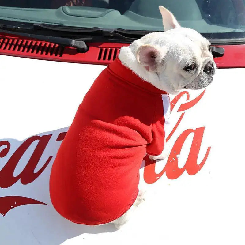 Winter Pet Baseball Jacket For Small To Medium Dogs