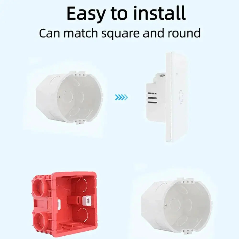 Smart WiFi Light Wall Switch With Voice Control And Timer