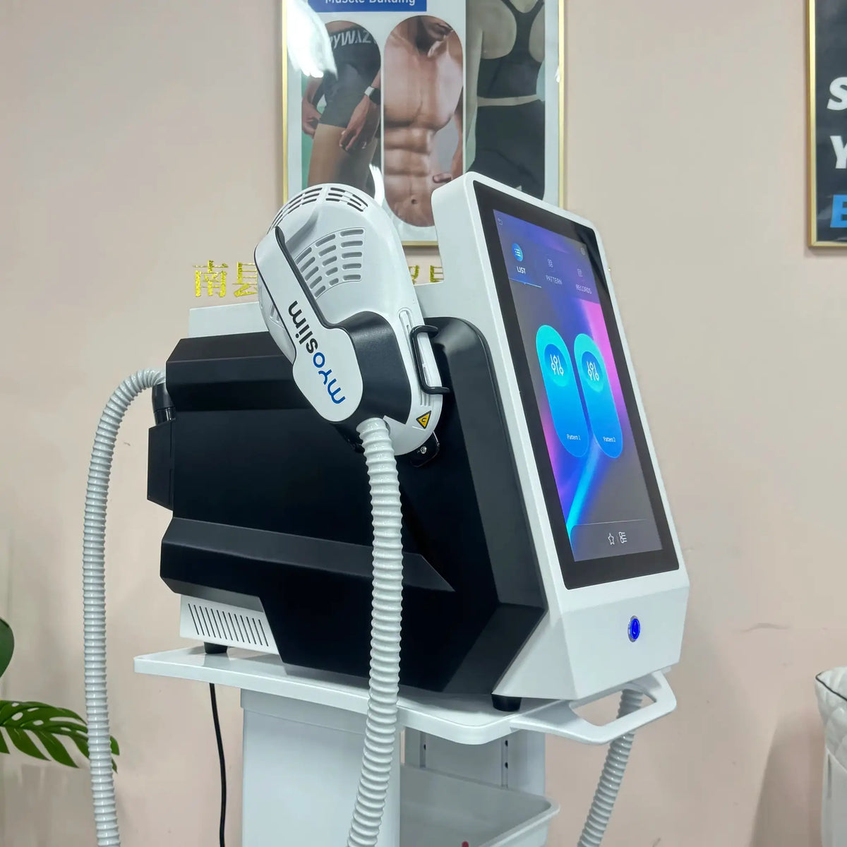 MYOslim15 Tesla 6500W NEO Electromagnetic Muscle Stimulation Therapy Machine for Body Slimming and Fat Burning