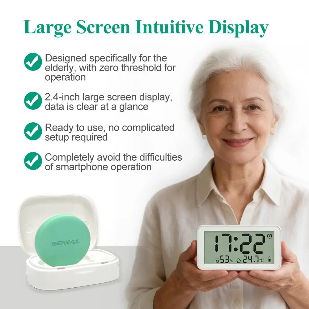 Wireless Electronic Thermometer with Large Screen Display - Dual — product view 3