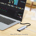 Multi Port USB C Hub - 4K HDMI Fast Charge