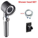 4 Modes High Pressure Shower Head with Filter and Massage