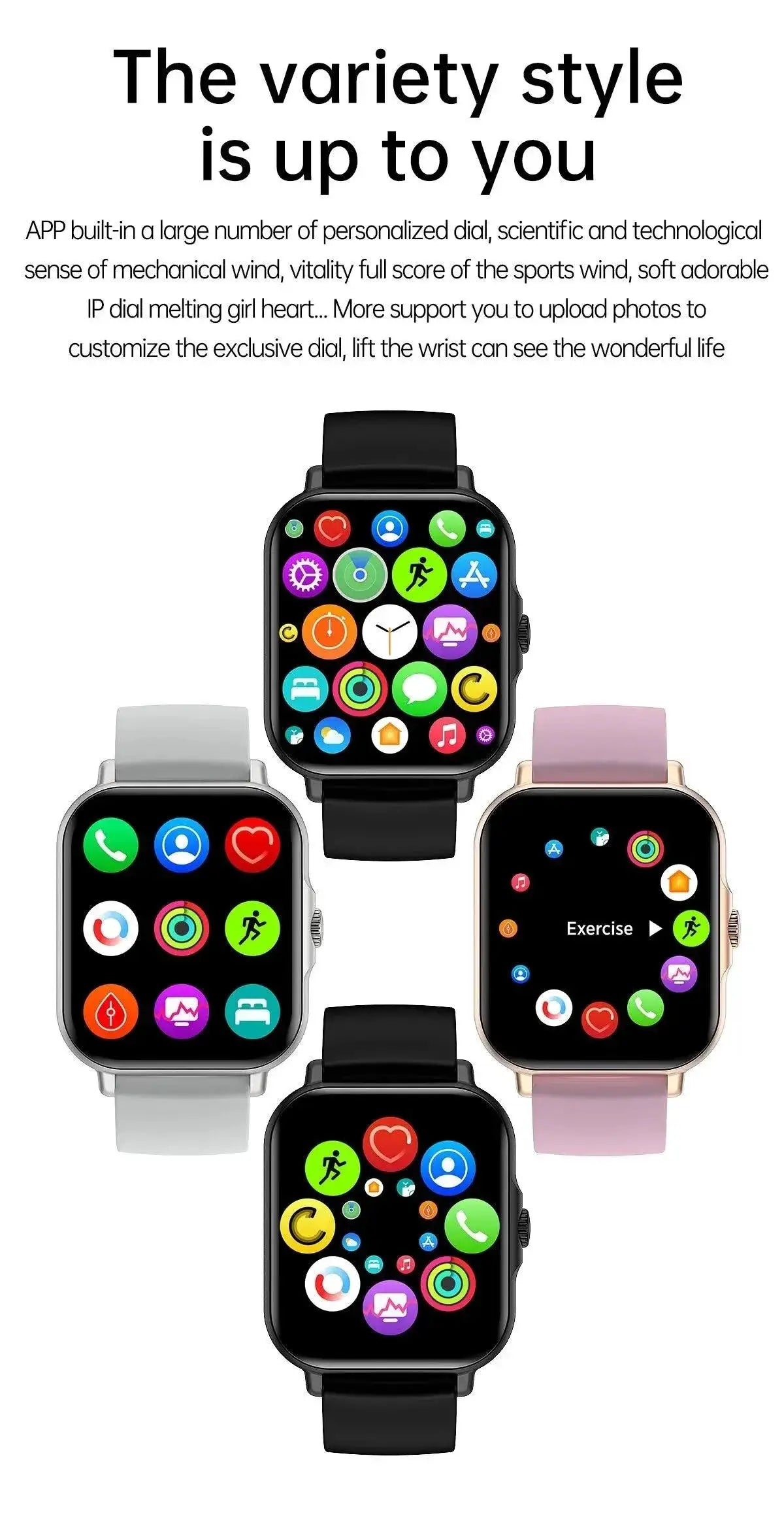 H13 Health And Connectivity Smart Watch For Fitness Tracking