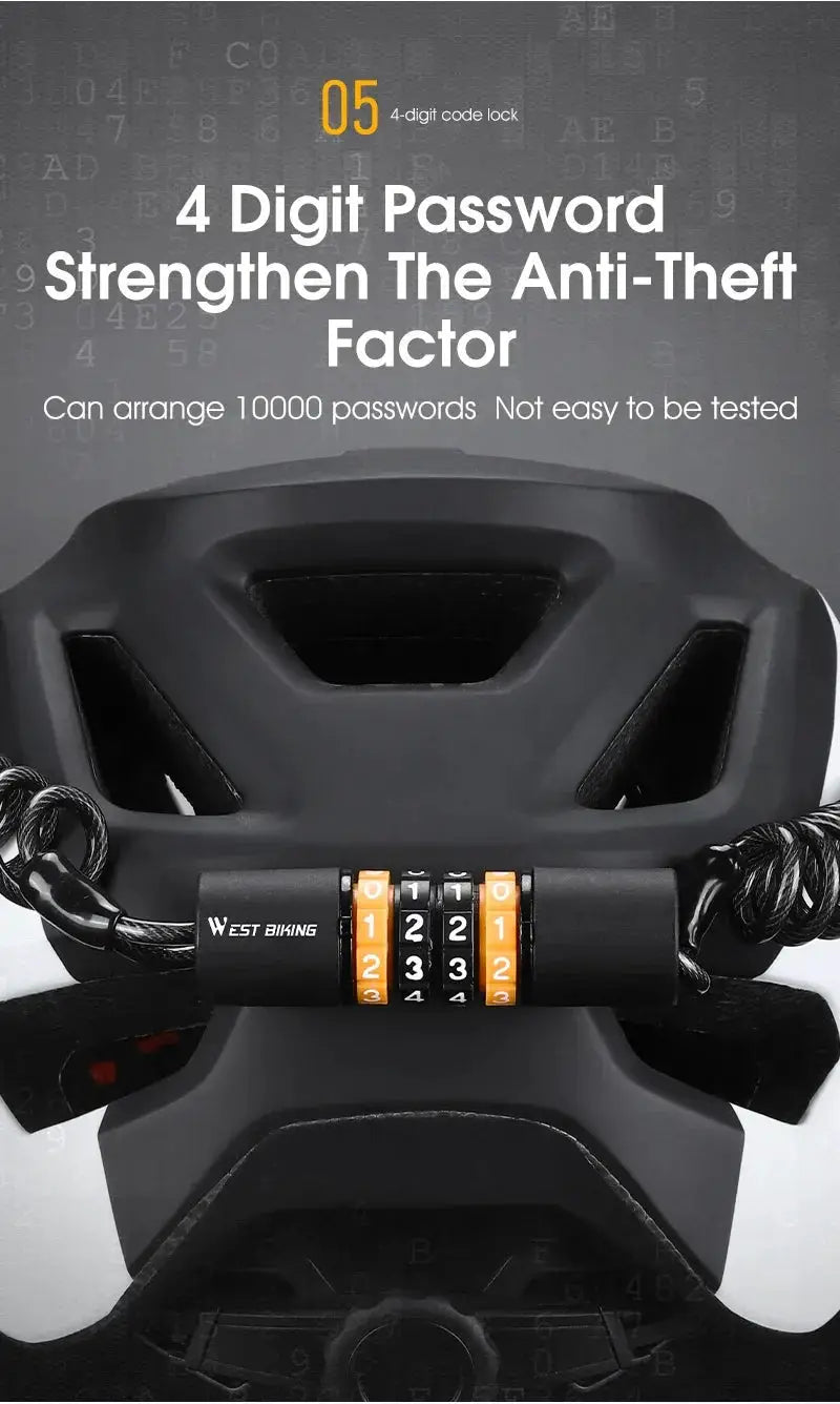 West Biking Lock for On The Go Security — product view 14