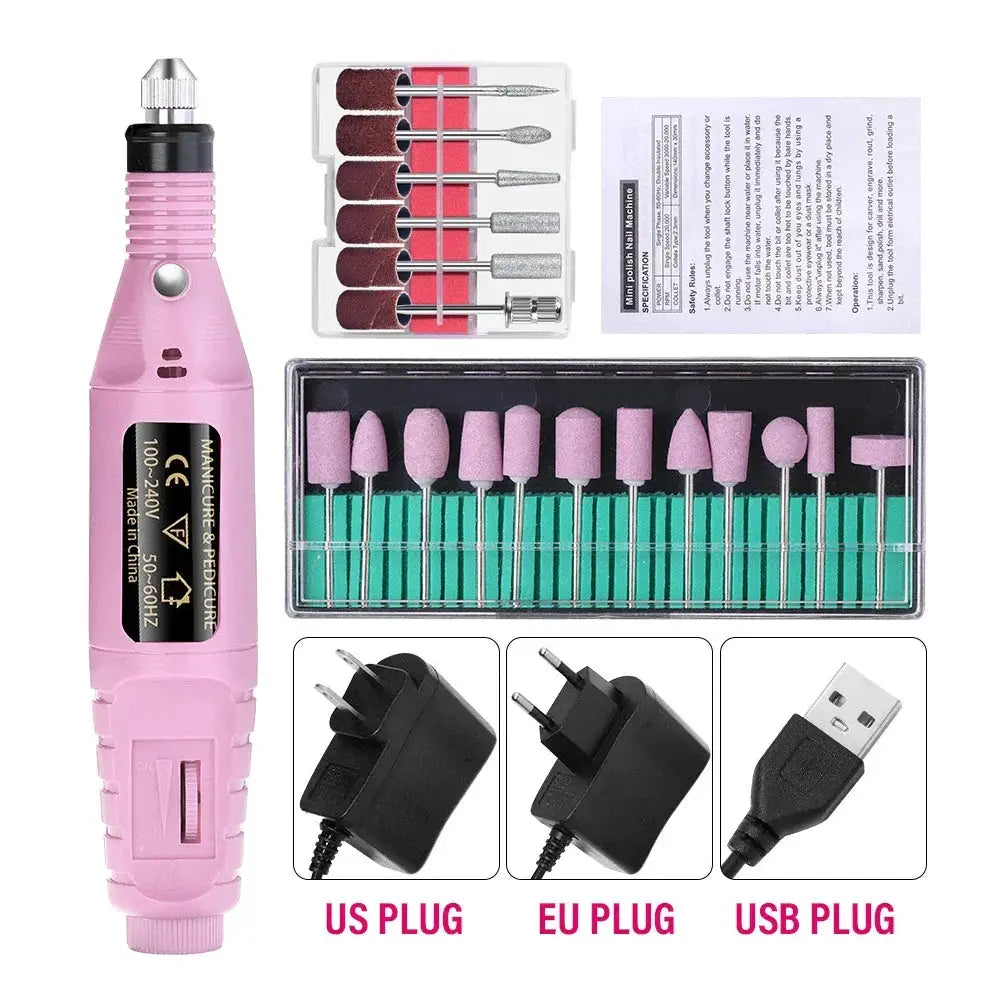 Portable Nail Drill Set for Mobile Pros — product view 13