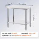 Commercial Stainless Steel Work Table