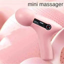Mini Massage Massage LCD Screen 6 Heads Gun Muscle Massager Portable Electric Fascia Gun for Neck Foot Body Fascia Gun