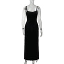 Velvet Gothic Maxi Dress For Women Today