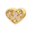 Charm Beads Sterling Silver Golden