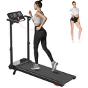 Armrest Telescopic Under Desk Walking Pad Treadmill LED Display