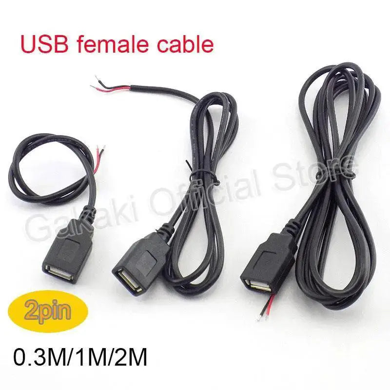 5V USB Cable Kit Ultimate DIY Charging Solution Kit