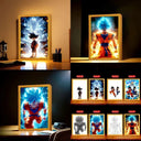 Dbz Led Photo Frame Illuminates For Fans