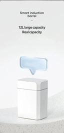 Smart Trash Can for Tight Bathrooms