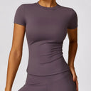 NCLAGEN Women Running Tee - Breathable Nylon Top
