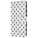Wave Dot Leather Wallet Case - Smart Card Slots