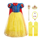 Fairytale Princess Dress for Girls - Cinderella Anna Elsa Snow White