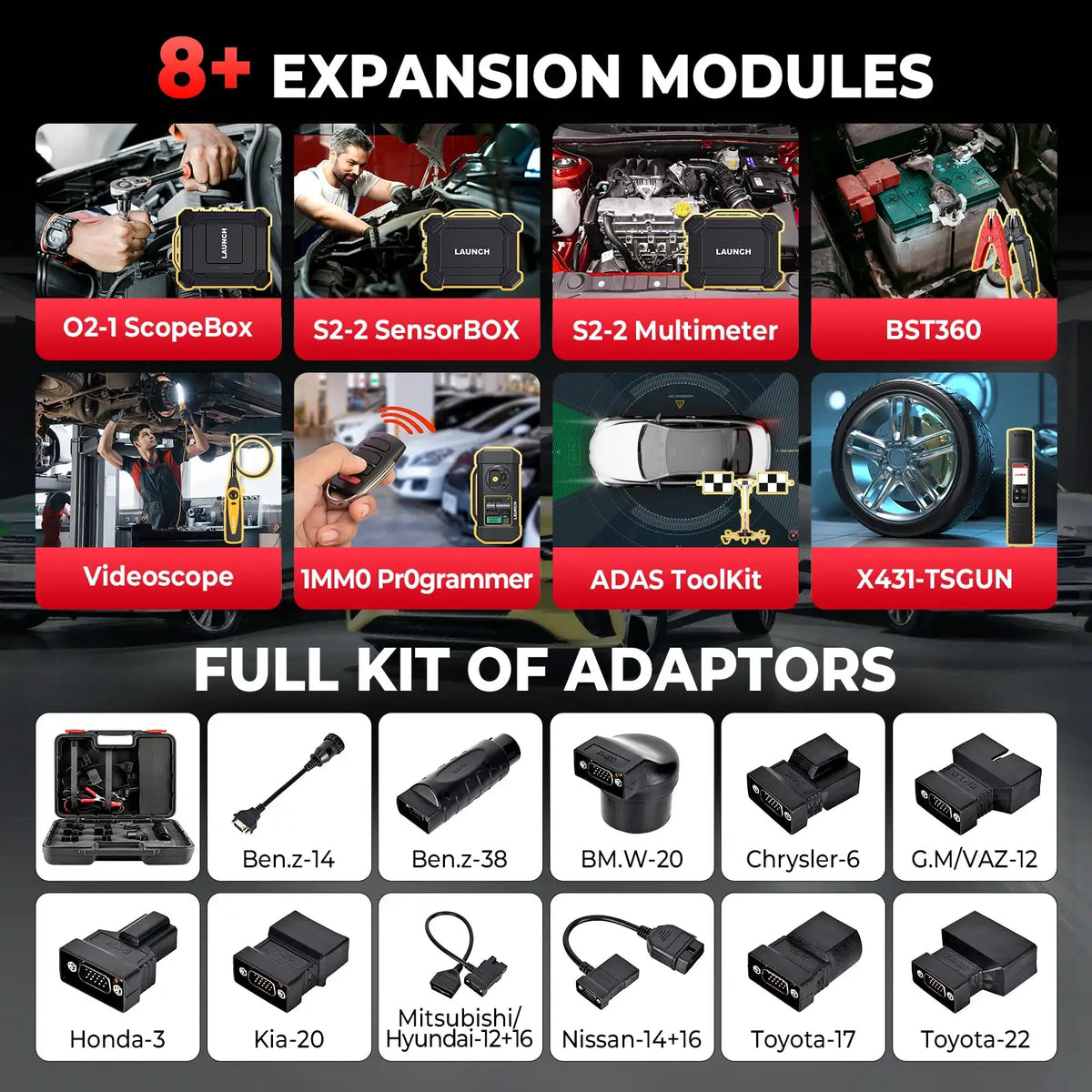 LAUNCH X431VPLUS V5.0 Car Diagnostic Tool Professional Automotive Diagnosis Scanner Auto Scan Diagnost OBD2 2 Years Free Update