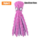 Donkey Shaped Interactive Pet Chew Toy Soft Plush Squeaker