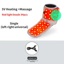 Red Light Ankle and Dorsum Heating Sleeve with Vibration Massage Function Relieves Foot Joint Pain and Fatigue Massage