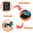 Tidy Wall Battery Rack for Makita Bosch