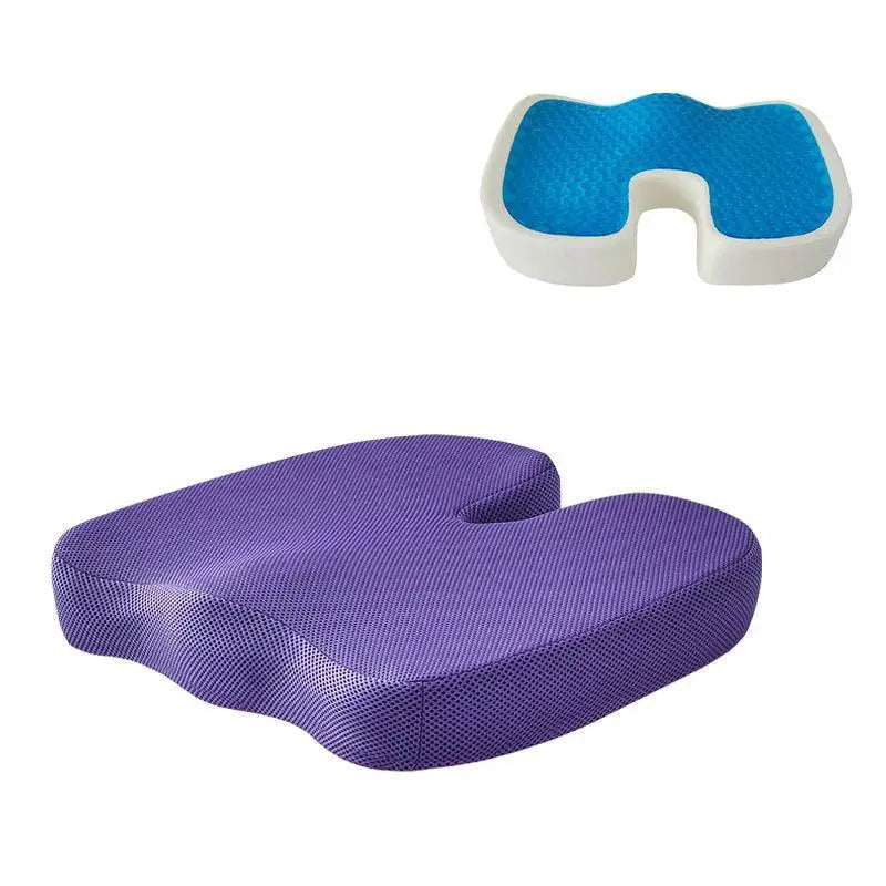 Ergonomic Gel and Memory Foam Seat Cushion for Office Chairs