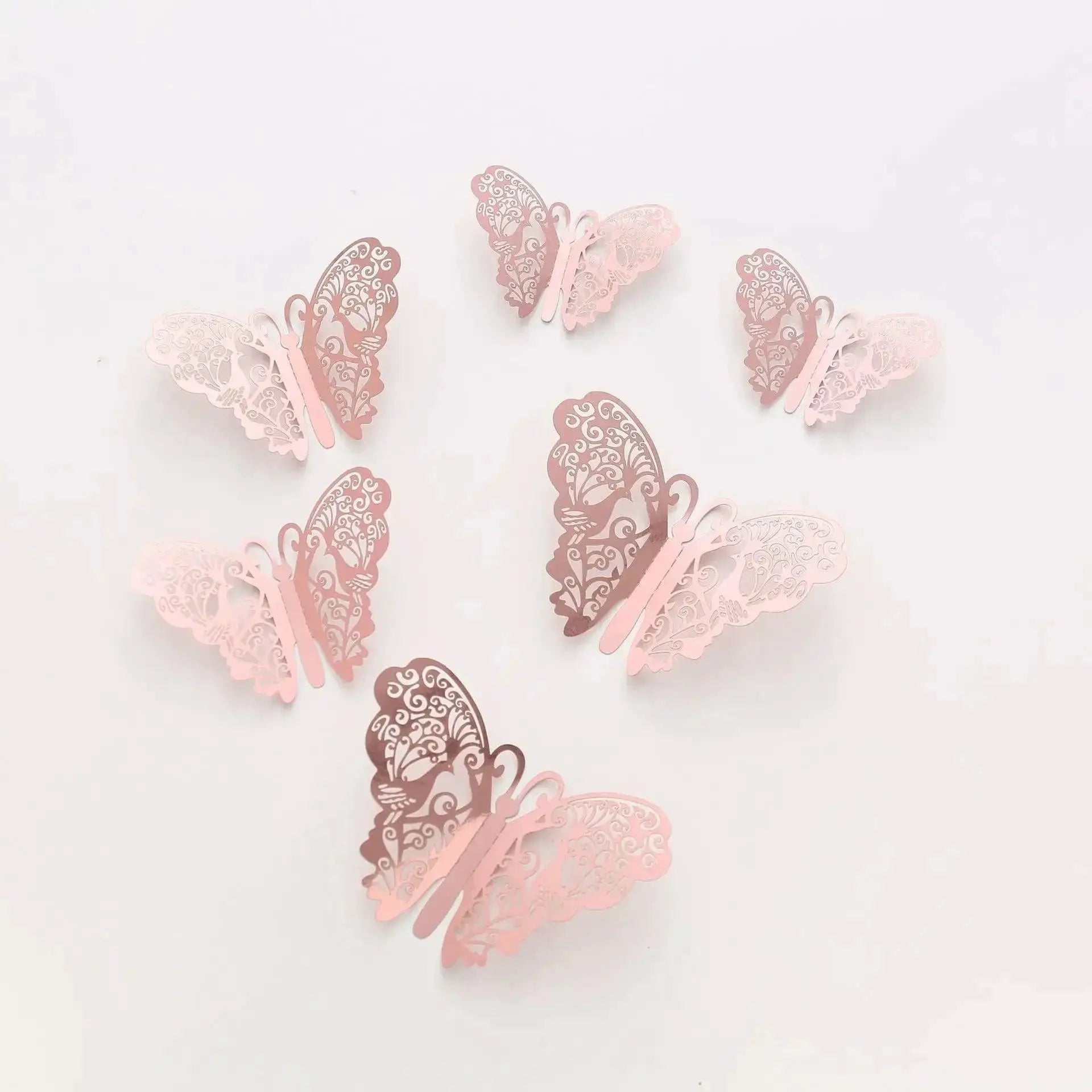 Butterfly Cake Toppers 12 Pcs Set Wedding Party Decor