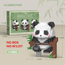 Panda Building Blocks Creative DIY Toy for Kids Fun Set