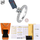 Moissanite Ring Cbtb FGFPJ