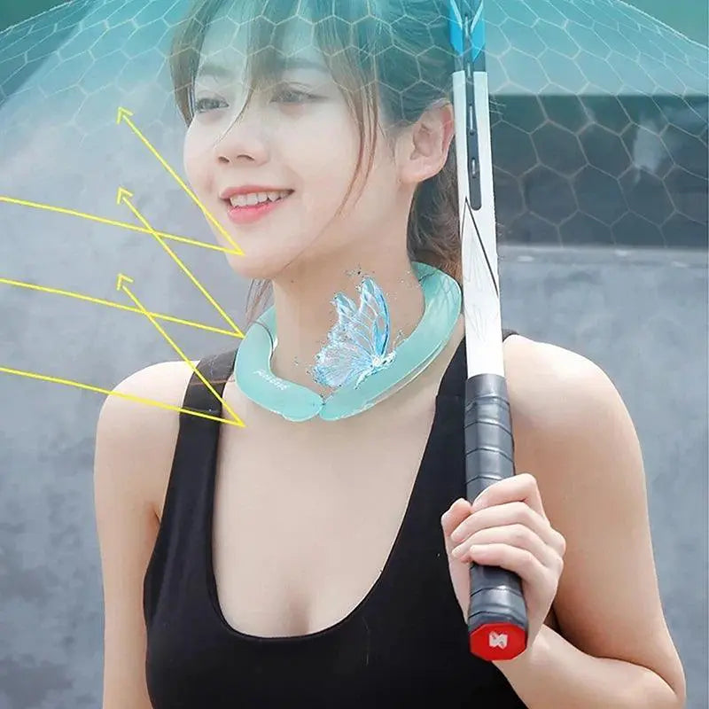 Portable Neck Cooling Ring Massager Summer Cooler Tube