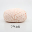 40-50g/Set 4ply Milk Cotton Knitting Yarn For Crafts Use