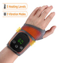 Cordless Heating Ankle Wrist Brace Vibration Massager Electric Hot Compress Massage Ankle Guard Wristband Hand Foot Protector