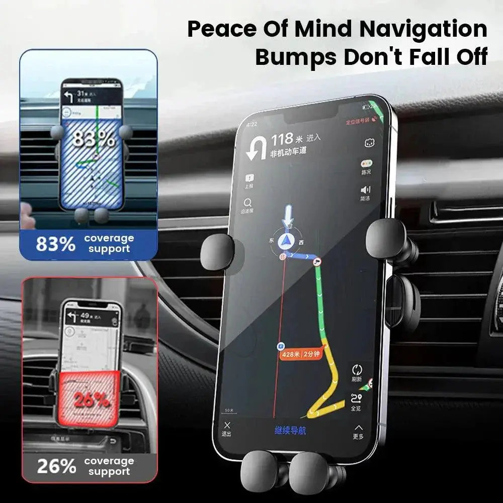 Gravity Car Phone Holder For Air Vent IPhone Android