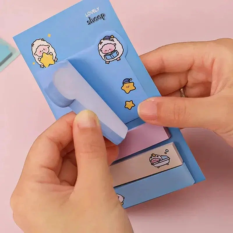 Girly Animals Sticky Notes Set For Cute Stationery Gifts