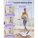 Portable Incline Walking Pad Treadmill Eight Percent 300lb Slope